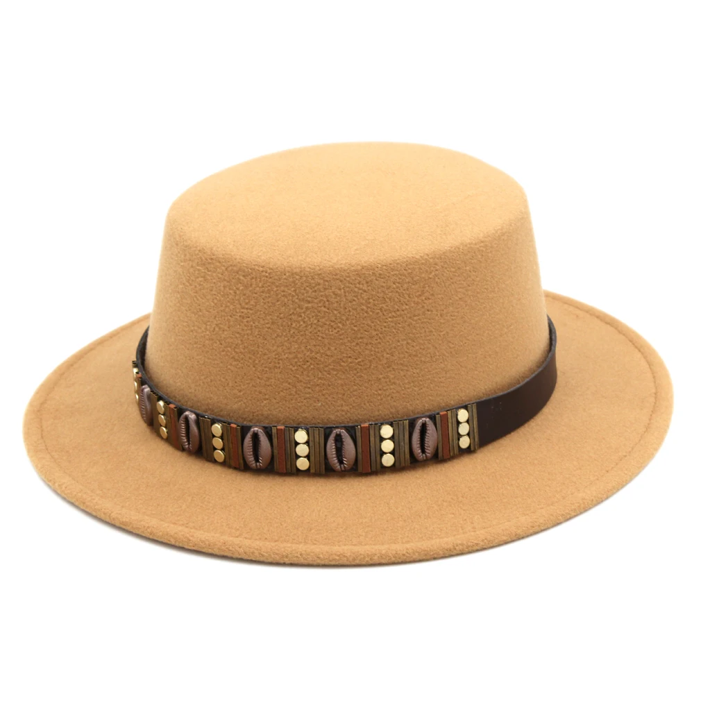 Mistdawn Fashion Women Men Boater Hat Bowler Sailor Wide Brim Flat Top Caps Summer Wool Blend Size 56-58cm DIY Leather Band BCSO
Mistdawn Fashion Women Men Boater Hat Bowler Sailor Wide Brim Flat Top Caps Summer Wool Blend Size 56-58cm DIY Leather Band BCSO