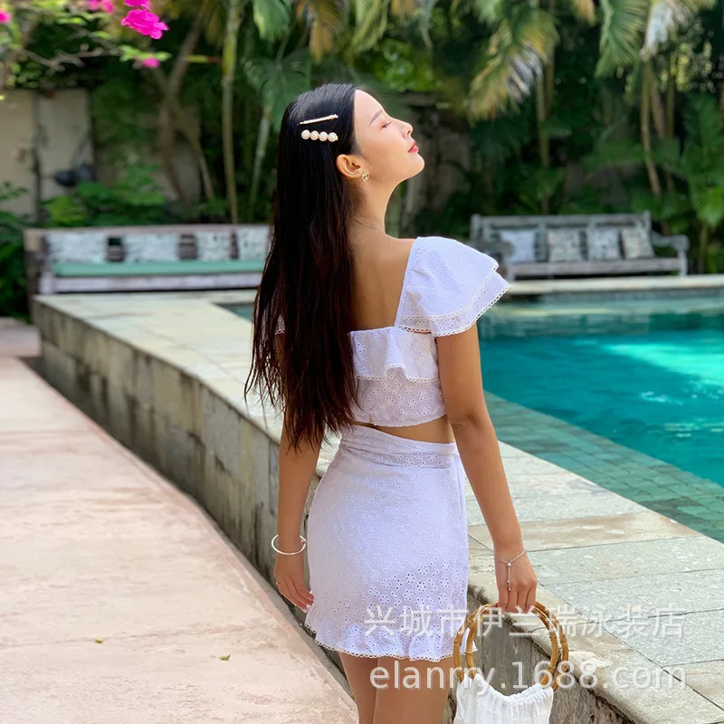 2019 New Style South Korea INS Split Type Bikini for Small qing xin wen quan Holiday Ultra-Fairy Skirt-Conservative Swimsuit
2019 New Style South Korea INS Split Type Bikini for Small qing xin wen quan Holiday Ultra-Fairy Skirt-Conservative Swimsuit