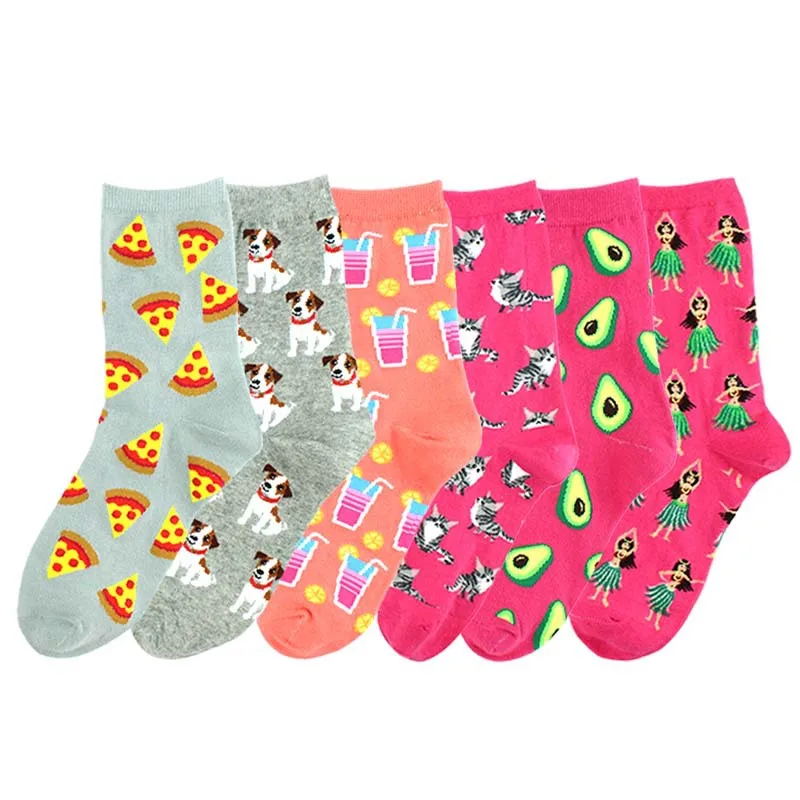 Crazy Chaussette Femme Harajuku Animal Funny Creative Socks Food Pizza Cute Socks Women Divertidos Ice Cream Creative Sokken
Crazy Chaussette Femme Harajuku Animal Funny Creative Socks Food Pizza Cute Socks Women Divertidos Ice Cream Creative Sokken