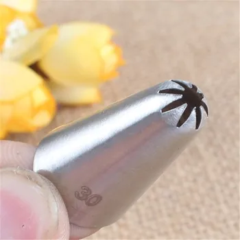 TTLIFE Cream Icing Nozzle Piping Tip Stainless Steel Cake Decorating Tips Icing Piping Pastry Tip Tools Bakeware Small Size #30
TTLIFE Cream Icing Nozzle Piping Tip Stainless Steel Cake Decorating Tips Icing Piping Pastry Tip Tools Bakeware Small Size #30