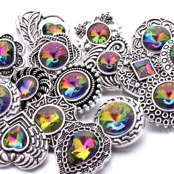5pcs/lot Wholesale Metal 18mm Snap Jewelry Rhinestone Colorful Crystal Snap Button Fit 18mm Snap Buttons Bracelet Snaps Necklace 
5pcs/lot Wholesale Metal 18mm Snap Jewelry Rhinestone Colorful Crystal Snap Button Fit 18mm Snap Buttons Bracelet Snaps Necklace