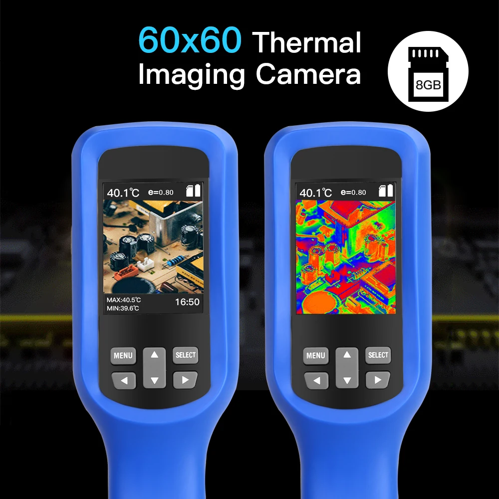 SeeSii 60x60 Handheld Infrared Thermal Imager 8GB Imaging Camera Temperature -4℉~572℉ thermal Infrared camera thermique
SeeSii 60x60 Handheld Infrared Thermal Imager 8GB Imaging Camera Temperature -4℉~572℉ thermal Infrared camera thermique