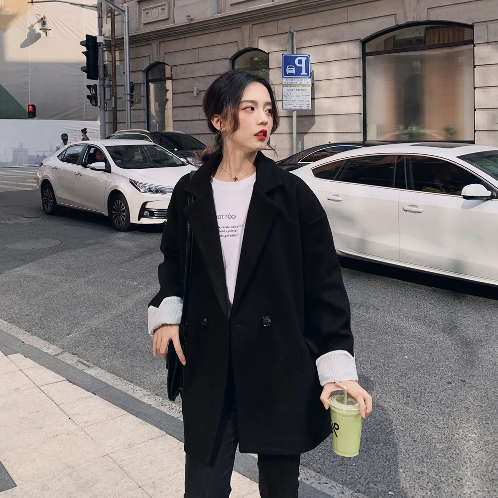 Small Suit Student Autumn Coat Women's Hong Kong Flavor Retro CHIC Korean-style Loose Casual Versatile Suit Women's Thick
Small Suit Student Autumn Coat Women's Hong Kong Flavor Retro CHIC Korean-style Loose Casual Versatile Suit Women's Thick