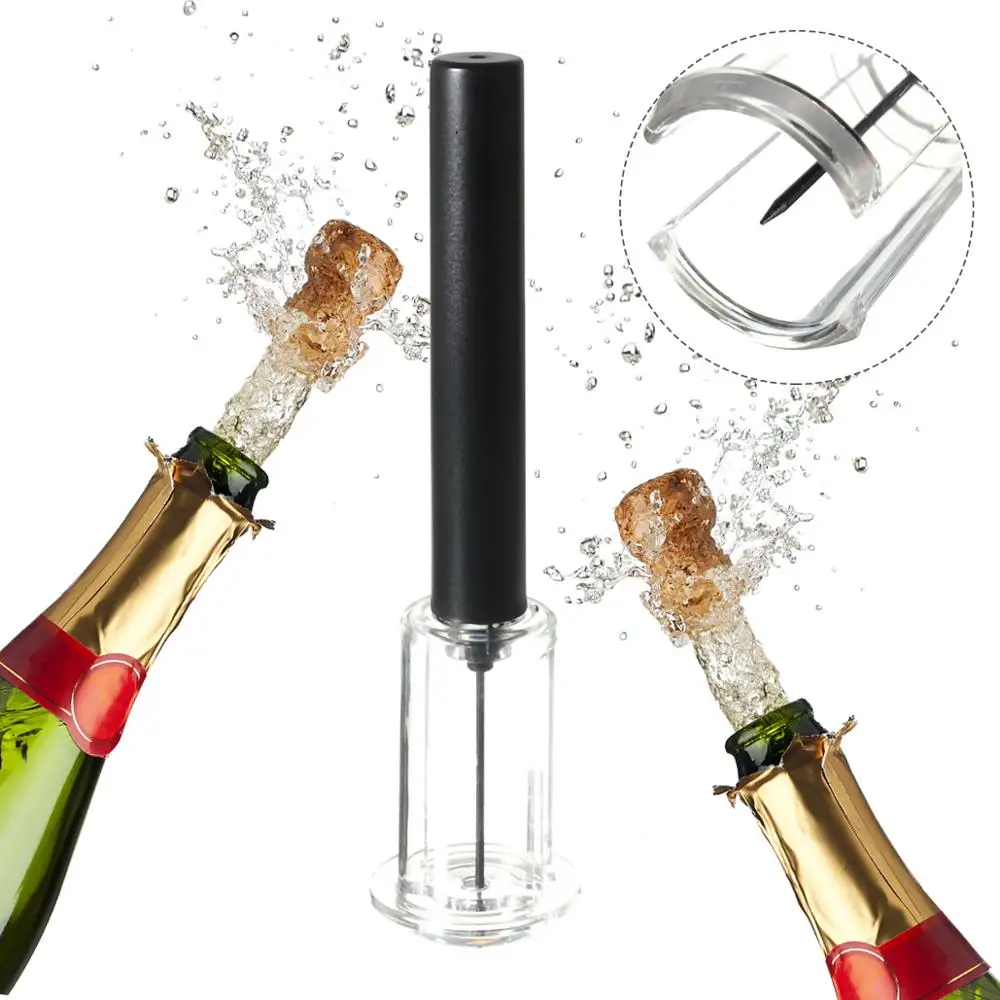 Red Wine Opener Vacuum Wine Stopper Corks Corkscrews with Foil Cutter Air Pressure Wine Bottle Opener
Red Wine Opener Vacuum Wine Stopper Corks Corkscrews with Foil Cutter Air Pressure Wine Bottle Opener