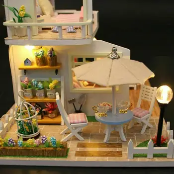 Children DIY Doll House Furniture Kit Toys Wooden Self-assembly Dollhouse Model Crafts Toys For Children Birthday Christmas Gift
Children DIY Doll House Furniture Kit Toys Wooden Self-assembly Dollhouse Model Crafts Toys For Children Birthday Christmas Gift