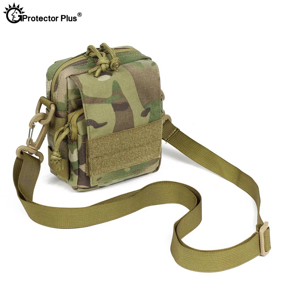 PROTECTOR PLUS Military Tactical Crossbody Bag Outdoor Sport Men 1000D Nylon Waterproof Backpack Travel Camping Hunting Running
PROTECTOR PLUS Military Tactical Crossbody Bag Outdoor Sport Men 1000D Nylon Waterproof Backpack Travel Camping Hunting Running