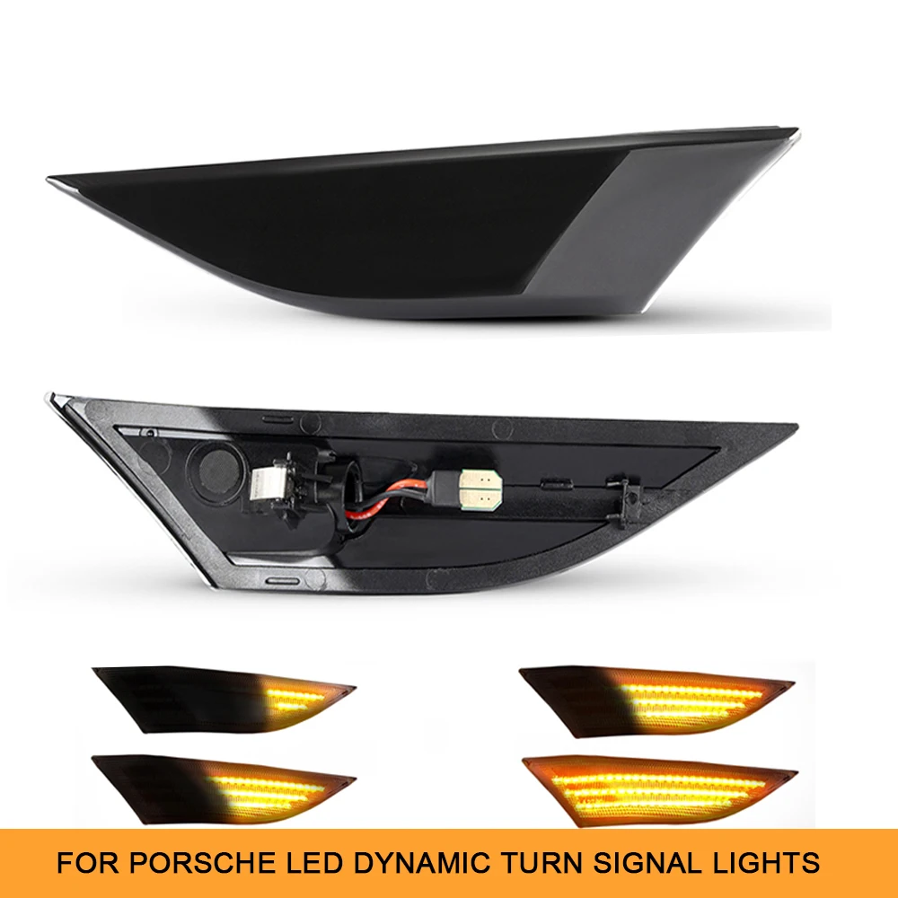2x LED Side Marker Turn Signal Repeater Dynamic Light For Porsche 991 Carrera 4S GTS Targa Turbo GT3 981 Cayman 718 Boxster GT4
2x LED Side Marker Turn Signal Repeater Dynamic Light For Porsche 991 Carrera 4S GTS Targa Turbo GT3 981 Cayman 718 Boxster GT4