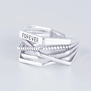 Sole Memory Retro Thai Silver Multi-Layer Geometry Personality 925 Sterling Silver Female Resizable Opening Rings SRI436
Sole Memory Retro Thai Silver Multi-Layer Geometry Personality 925 Sterling Silver Female Resizable Opening Rings SRI436