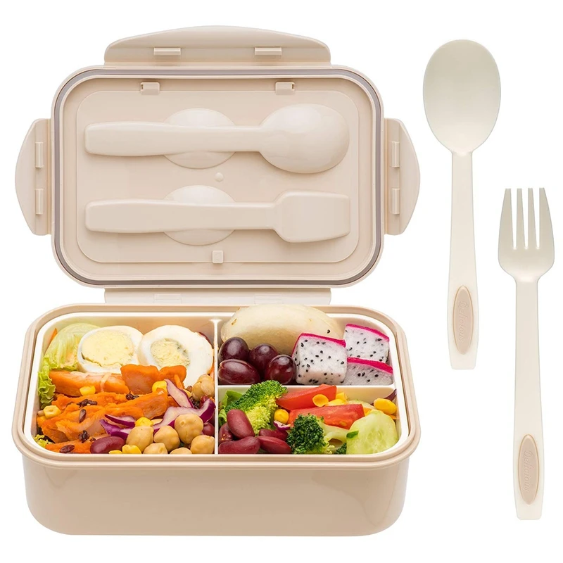 Bento Boxes for Adults - Bento Lunch Box for Kids Childrens with Spoon & Fork - Durable, Leak-Proof for On-The-Go Meal, BPA-Free
Bento Boxes for Adults - Bento Lunch Box for Kids Childrens with Spoon & Fork - Durable, Leak-Proof for On-The-Go Meal, BPA-Free