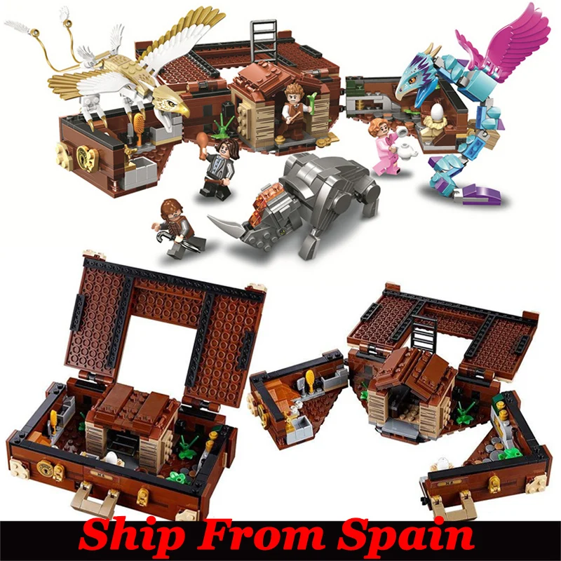 Fantastic Beasts Grindelwald Newt's Case of Magical Creatures Harry Building Blocks Set Toys Compatible LegoING Potter 75952
Fantastic Beasts Grindelwald Newt's Case of Magical Creatures Harry Building Blocks Set Toys Compatible LegoING Potter 75952
