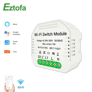 2 Way Mini Wifi Smart Light Switch Diy Module Smart Life/Tuya APP Wireless Remote Control Works with Alexa Echo Google Home
2 Way Mini Wifi Smart Light Switch Diy Module Smart Life/Tuya APP Wireless Remote Control Works with Alexa Echo Google Home