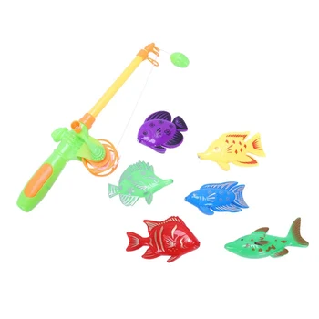 Learning & education magnetic fishing toy comes with 6 fish and a fishing rods, outdoor fun & sports fish toy gift for baby/kid
Learning & education magnetic fishing toy comes with 6 fish and a fishing rods, outdoor fun & sports fish toy gift for baby/kid