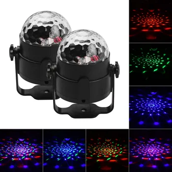 2pcs Stage Light RGB Disco Ball Light LED Party Light 7 Color Modes with Remote Control for Disco Ball Party KTV Club DJ Stage 
2pcs Stage Light RGB Disco Ball Light LED Party Light 7 Color Modes with Remote Control for Disco Ball Party KTV Club DJ Stage