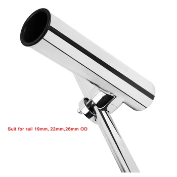2pc Stainless Steel Clamp On Fishing Rod Holder For Rails 9"-1.7" 
2pc Stainless Steel Clamp On Fishing Rod Holder For Rails 9"-1.7"