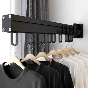 Balcony clothes rack push-pull folding rotating black space aluminum clothes clothes rack indoor and outdoor clothes rail
Balcony clothes rack push-pull folding rotating black space aluminum clothes clothes rack indoor and outdoor clothes rail
