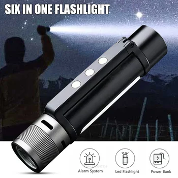 Mutifunctional 6 in 1 LED Thunder Flashlight Portable Warning Light for Outdoor UD88
Mutifunctional 6 in 1 LED Thunder Flashlight Portable Warning Light for Outdoor UD88