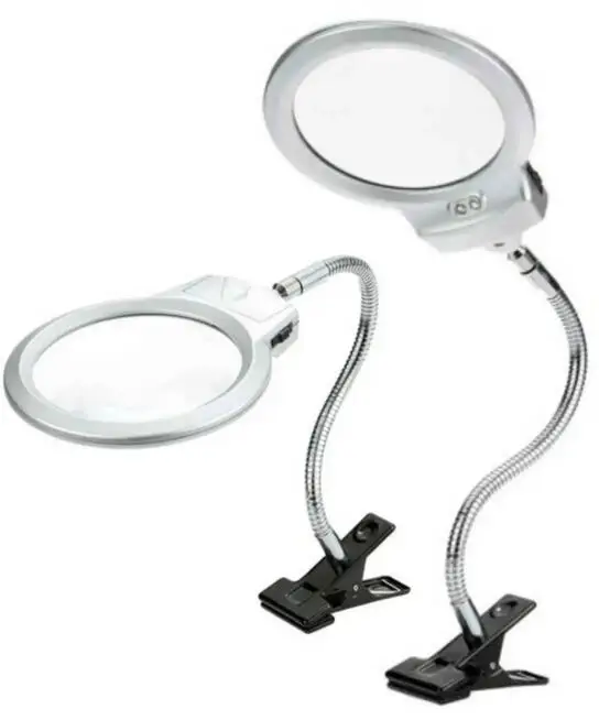 Diamond painting tool Lighted Magnifier Clip-on Table Top Desk LED Lamp Reading 2.5x 5x Large Lens Magnifying Glass with Clamp
Diamond painting tool Lighted Magnifier Clip-on Table Top Desk LED Lamp Reading 2.5x 5x Large Lens Magnifying Glass with Clamp