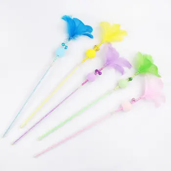 Cat toysFunny interactive cat toysMonochrome flower shape feather bells furball funny cat stick pet cat funny cat stick
Cat toysFunny interactive cat toysMonochrome flower shape feather bells furball funny cat stick pet cat funny cat stick