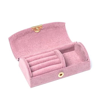 New Fashion Arched Portable Velvet Jewelry Box Jewelry Box 3 Color Ring Earring Bracket
New Fashion Arched Portable Velvet Jewelry Box Jewelry Box 3 Color Ring Earring Bracket