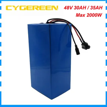 

1000W 48V electric bike battery 48 volt 30ah 35ah lithium ion scooter bateria 2000W Ebike batteries 50A BMS with 5A Charger