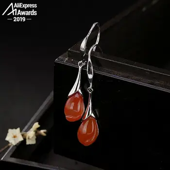 S925 Fine Jewelry Earrings Ruby Waterdrop Earrings Women red Handmade Vintage Natural Retro Exquisite jasper
S925 Fine Jewelry Earrings Ruby Waterdrop Earrings Women red Handmade Vintage Natural Retro Exquisite jasper