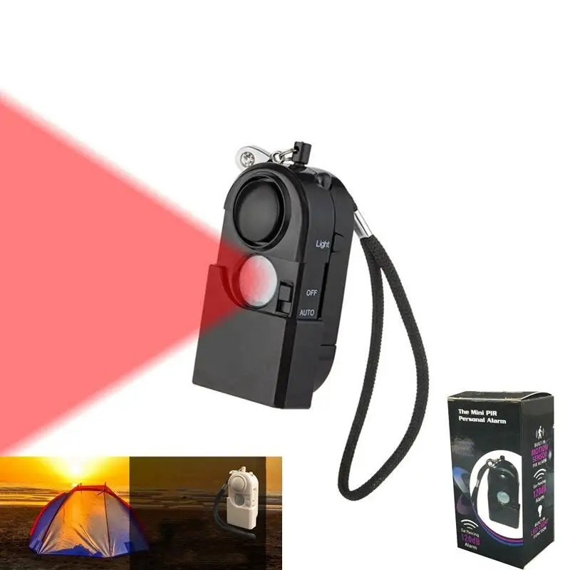 Security Alarm Travel Infrare PIR Motion Sensor Detector Camping Protection Self Defense Travel Anti-theft Personal Alarm
Security Alarm Travel Infrare PIR Motion Sensor Detector Camping Protection Self Defense Travel Anti-theft Personal Alarm