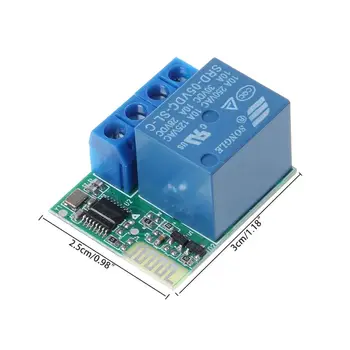 Relay Switch With Bluetooth APP Control Time-Relayed Module For Accesse Controlling Motor LED Light Mayitr
Relay Switch With Bluetooth APP Control Time-Relayed Module For Accesse Controlling Motor LED Light Mayitr