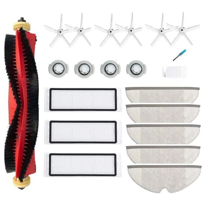 21 Pack Robot Vacuum Cleaner Hepa Filters Main Brush Accessories for Xiaomi Roborock S4 S5Max Robot Parts
21 Pack Robot Vacuum Cleaner Hepa Filters Main Brush Accessories for Xiaomi Roborock S4 S5Max Robot Parts