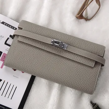 Fashion Women 's Wallet Genuine Leather Wallet Lock Embossed Simple Clutch Underarm Bag Purses and Handbags
Fashion Women 's Wallet Genuine Leather Wallet Lock Embossed Simple Clutch Underarm Bag Purses and Handbags