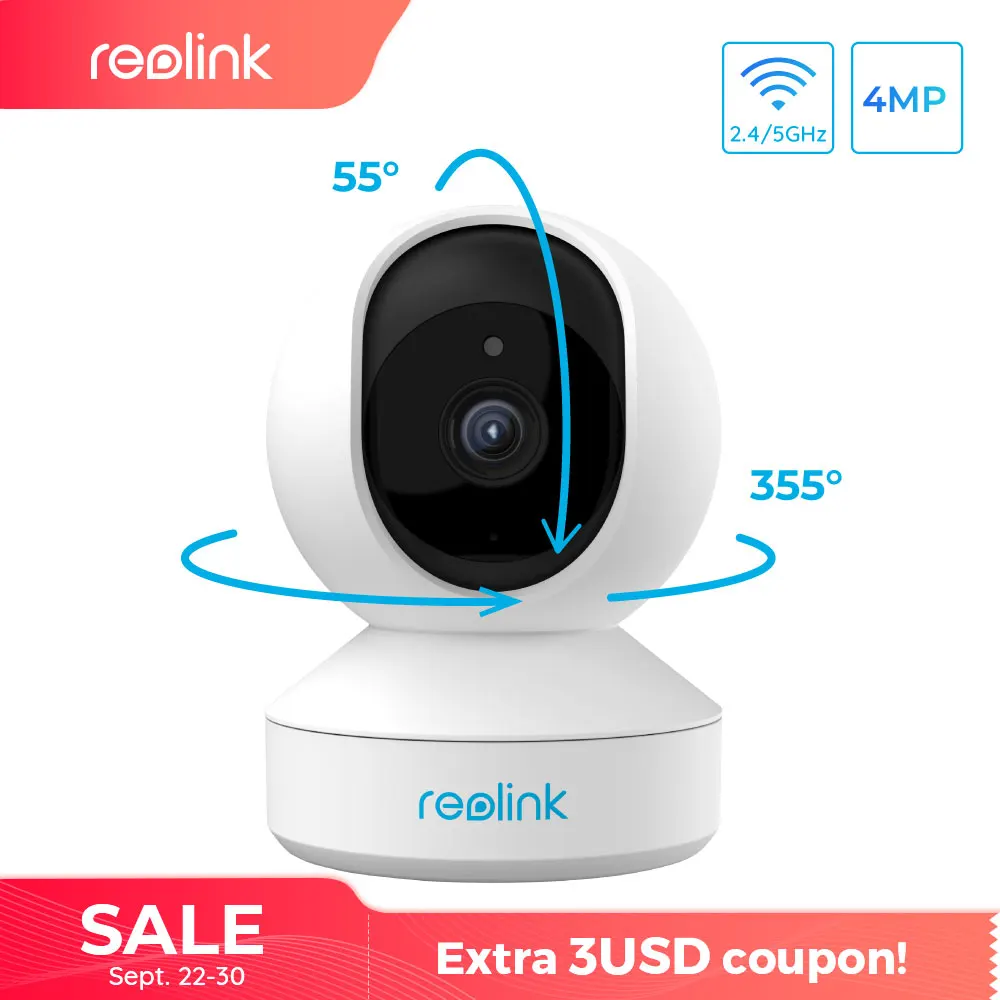 Reolink 4MP home security ip camera 2.4G/5G WiFi Pan&Tilt listen&talk SD card slot indoor Surveillance Camera E1 Pro
Reolink 4MP home security ip camera 2.4G/5G WiFi Pan&Tilt listen&talk SD card slot indoor Surveillance Camera E1 Pro