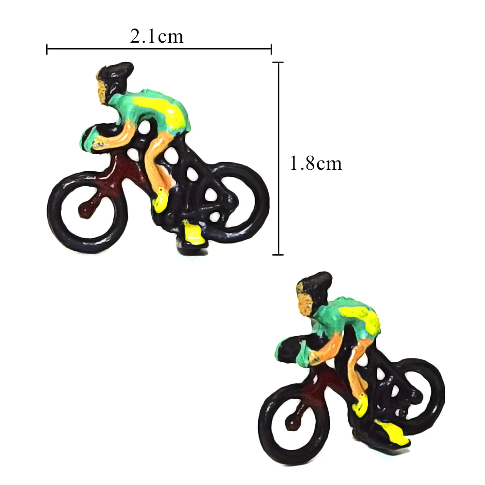 Model Rider Bicycle Toy 12 Pieces Miniature Collectables Toys 1/87 HO Train Model Landscape Sand Table Layout Building Diorama
Model Rider Bicycle Toy 12 Pieces Miniature Collectables Toys 1/87 HO Train Model Landscape Sand Table Layout Building Diorama