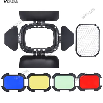 BD-07 Dedicated Barn Door with Removable HoneyComb Grid and 4 Color Filters for Godox AD200 Pocket Flash CD50 T03 ZZ1
BD-07 Dedicated Barn Door with Removable HoneyComb Grid and 4 Color Filters for Godox AD200 Pocket Flash CD50 T03 ZZ1