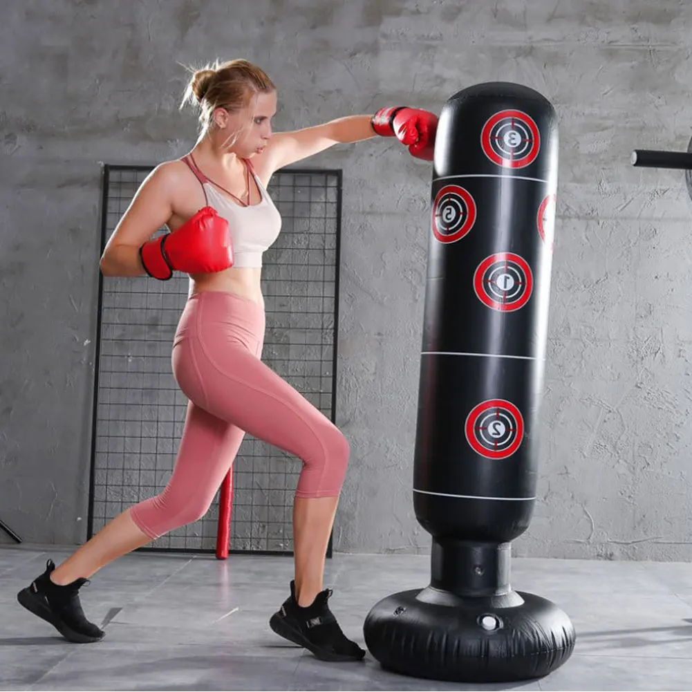 1.6m Vertical Inflatable Boxing Column Adult Child Fitness Thickening Tumbler cylinder Decompression Punching Bag Blow Column
1.6m Vertical Inflatable Boxing Column Adult Child Fitness Thickening Tumbler cylinder Decompression Punching Bag Blow Column