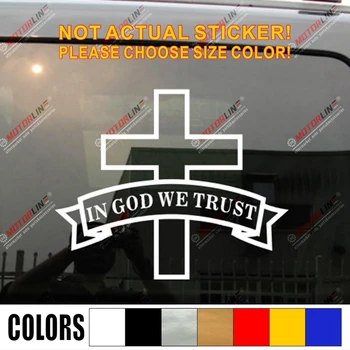 In God We Trust Decal Sticker Cross God Jesus America Car Vinyl pick size color die cut no background
In God We Trust Decal Sticker Cross God Jesus America Car Vinyl pick size color die cut no background