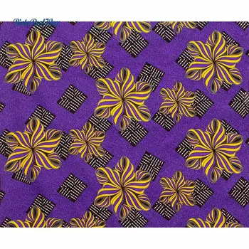 2020 Africa Ankara Polyester Flowers Purple and Yellow Wax Prints Fabric BintaReal Wax High Quality 6 Yards for Clothes FP6334
2020 Africa Ankara Polyester Flowers Purple and Yellow Wax Prints Fabric BintaReal Wax High Quality 6 Yards for Clothes FP6334