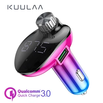 KUULAA Car Charger with FM Transmitter Bluetooth Receiver Audio MP3 Player TF Card Car Kit QC3.0 Fast Charging Car Phone Charger
KUULAA Car Charger with FM Transmitter Bluetooth Receiver Audio MP3 Player TF Card Car Kit QC3.0 Fast Charging Car Phone Charger