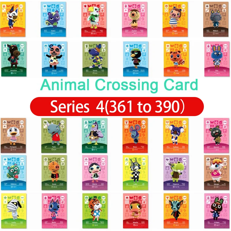 Animal Crossing Amiibo Card Amiibo Card Animal Crossing series 4 Nfc Card 361 to 390 Work for Ns Games Fast Shipping
Animal Crossing Amiibo Card Amiibo Card Animal Crossing series 4 Nfc Card 361 to 390 Work for Ns Games Fast Shipping