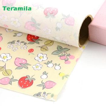 Teramila Cotton Flower Fabric Strawberry Pattern Cloth Sewing For Needlework Patchwork Dress Telas Quliting Fabric Meter Tissu
Teramila Cotton Flower Fabric Strawberry Pattern Cloth Sewing For Needlework Patchwork Dress Telas Quliting Fabric Meter Tissu