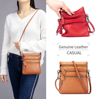 Lichee Pattern First Layer Cow Leather Mini Bag New Women Multi-layers Zippers Shoulder Bag Soft Genuine Leather Phone Pack Bag
Lichee Pattern First Layer Cow Leather Mini Bag New Women Multi-layers Zippers Shoulder Bag Soft Genuine Leather Phone Pack Bag
