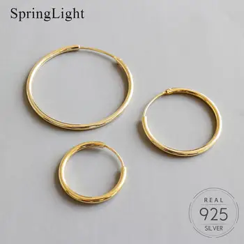 Springlight Minimalist 18K Gold Geometry Circular Hoop Earrings Simple Popular 925 Sterling Silver Chunky Hoops Earrings Unisex
Springlight Minimalist 18K Gold Geometry Circular Hoop Earrings Simple Popular 925 Sterling Silver Chunky Hoops Earrings Unisex