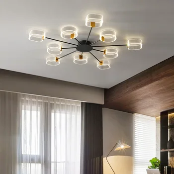 Black Modern LED Ceiling lights For Living Room Bedroom Kitchen Study loft Restaurant Nordic Ceiling Lamp AC90-260V Fixtures
Black Modern LED Ceiling lights For Living Room Bedroom Kitchen Study loft Restaurant Nordic Ceiling Lamp AC90-260V Fixtures