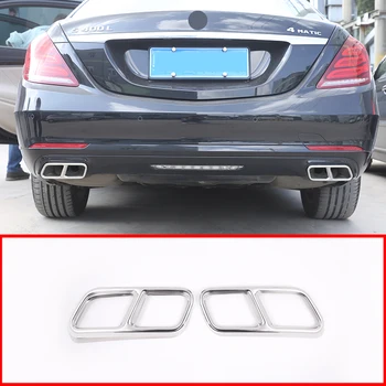Glossy Black Steel Chrome Exhaust Pipe Cover Trim For Mercedes Benz S Class W222 C217 S320 S400 S500 2010-2017 Car Accessories
Glossy Black Steel Chrome Exhaust Pipe Cover Trim For Mercedes Benz S Class W222 C217 S320 S400 S500 2010-2017 Car Accessories