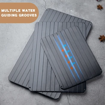 Kitchen Quick Thawing Plate Household Frozen Meat Deicing Fast Seafood Steak Defrosting Board Natural Defrosting Thaw Tray
Kitchen Quick Thawing Plate Household Frozen Meat Deicing Fast Seafood Steak Defrosting Board Natural Defrosting Thaw Tray