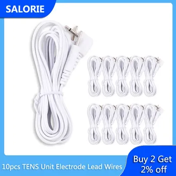 10 PCS 2-Pin Electrode Lead Wires Connector Cables Replacement for Tens Unit Tens Machine Physiotherapy Pain Relief Health Care
10 PCS 2-Pin Electrode Lead Wires Connector Cables Replacement for Tens Unit Tens Machine Physiotherapy Pain Relief Health Care