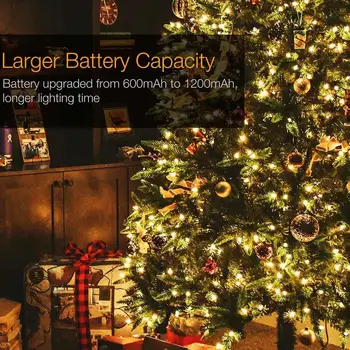 Light 8Modes LED Waterproof LED Light Solar Light Lamp Copper Wire Rechargeable Power Party Christmas Super Bright
Light 8Modes LED Waterproof LED Light Solar Light Lamp Copper Wire Rechargeable Power Party Christmas Super Bright