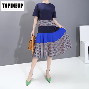 Summer Round Neck Polyester Short-Sleeved Long Dress Commute Comfortable Ooffice Lady Street Korean Style Leisure
Summer Round Neck Polyester Short-Sleeved Long Dress Commute Comfortable Ooffice Lady Street Korean Style Leisure