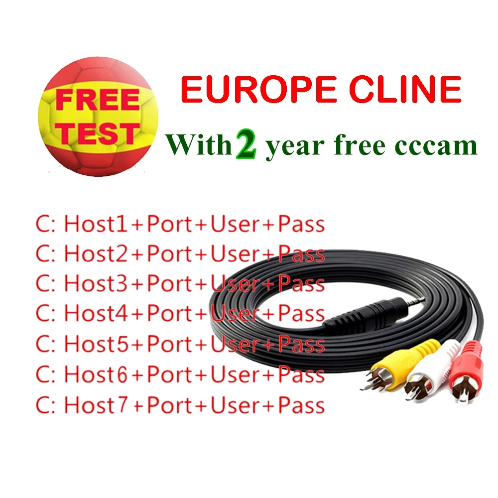 Digital HD Europe Cline for 2 year Spain 7 Cccam Clines Satellite Receiver Ccam Stable Server Spain Portugal Poland HD
Digital HD Europe Cline for 2 year Spain 7 Cccam Clines Satellite Receiver Ccam Stable Server Spain Portugal Poland HD