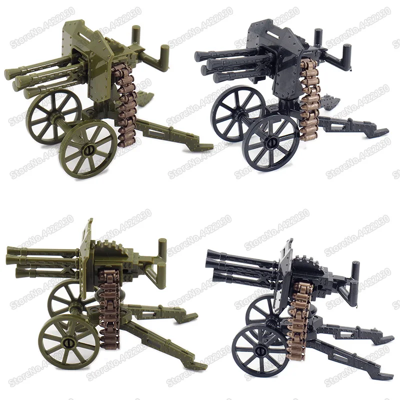 Military Lightning High Shot Heavy Machine Gun Soldier Figures WW2 Building Block Assemble Army Weapons Model Christmas Gift Toy
Military Lightning High Shot Heavy Machine Gun Soldier Figures WW2 Building Block Assemble Army Weapons Model Christmas Gift Toy