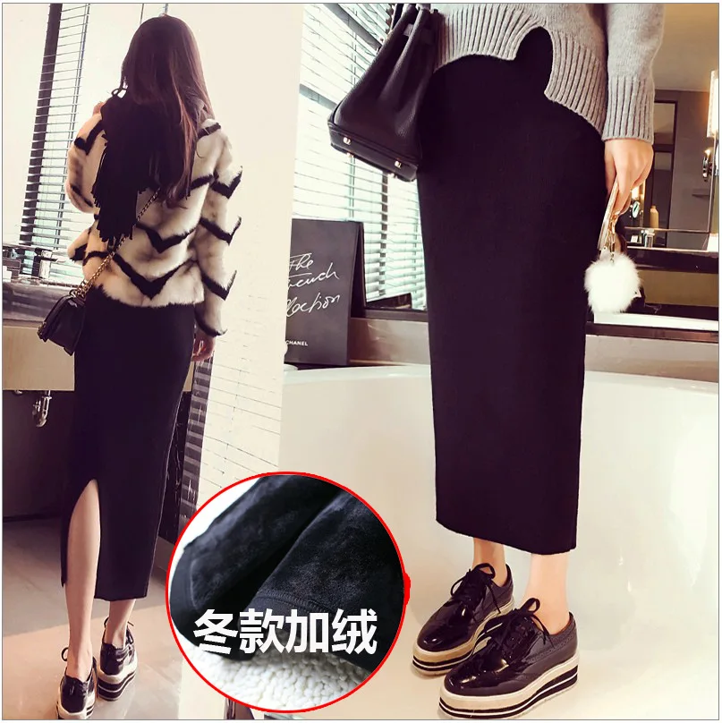 2019 Autumn And Winter Maternity Skirt The Long Section Of The Abdominal Thick Skirt Knit Half Length Plus Velvet Hip Skirt
2019 Autumn And Winter Maternity Skirt The Long Section Of The Abdominal Thick Skirt Knit Half Length Plus Velvet Hip Skirt