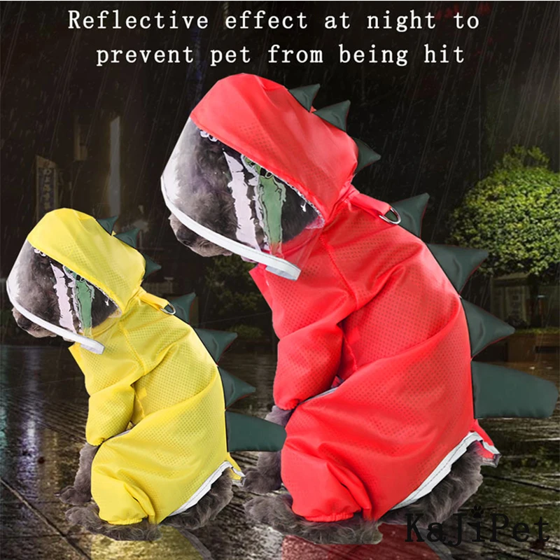 Reflective Waterproof Rain Coat For Dogs Raincoats Dinosaur Soft Pet Dog Raincoat For Small Medium Dog Clothes Winter Waterproof
Reflective Waterproof Rain Coat For Dogs Raincoats Dinosaur Soft Pet Dog Raincoat For Small Medium Dog Clothes Winter Waterproof